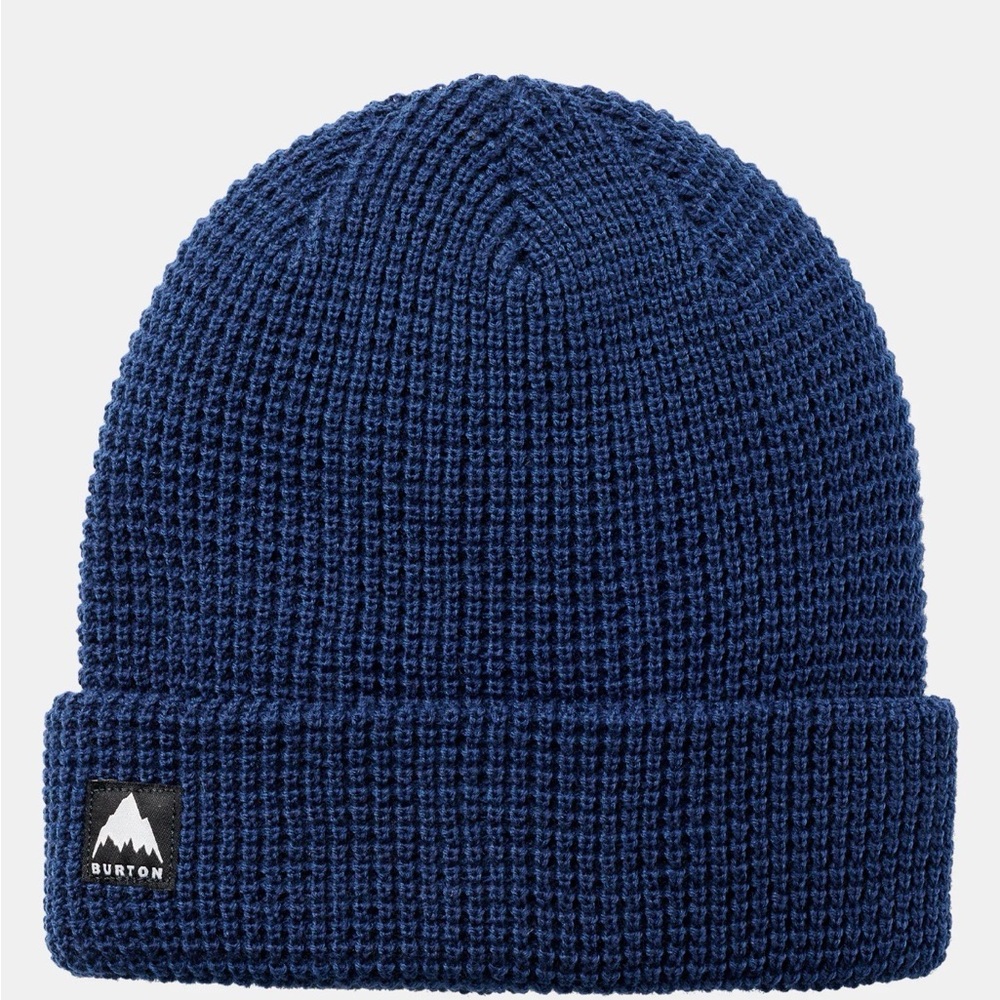 Burton Navy waffle Beanie dress blue